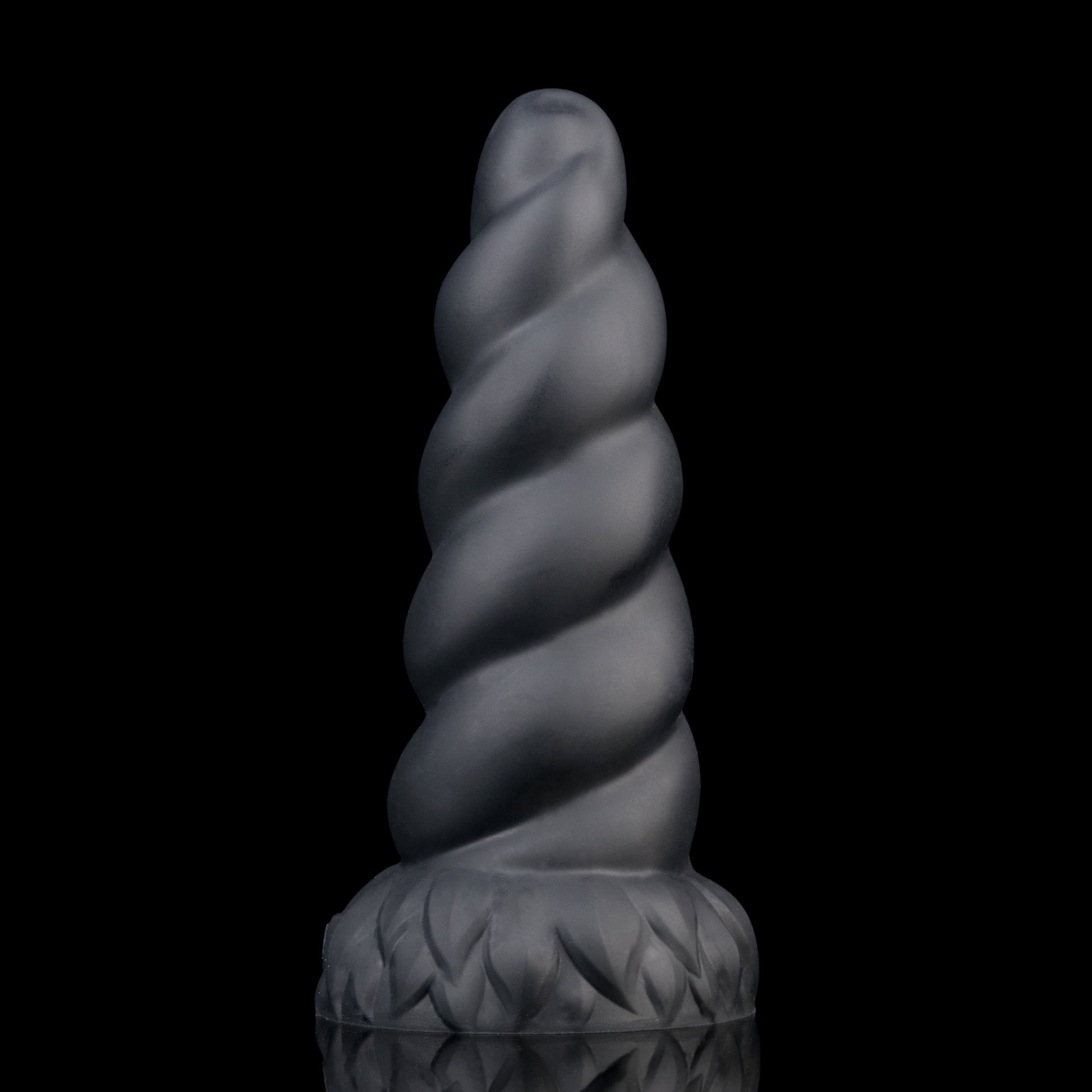 Alicorn the Unicorn dildo, Shadow colorway, full front angle