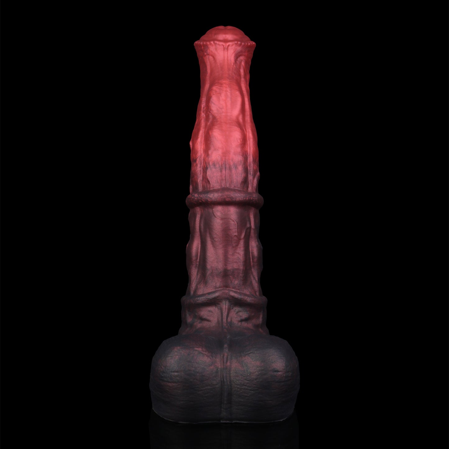 Atlas the Celestial Stallion dildo, Dusk colorway, straight-on front view