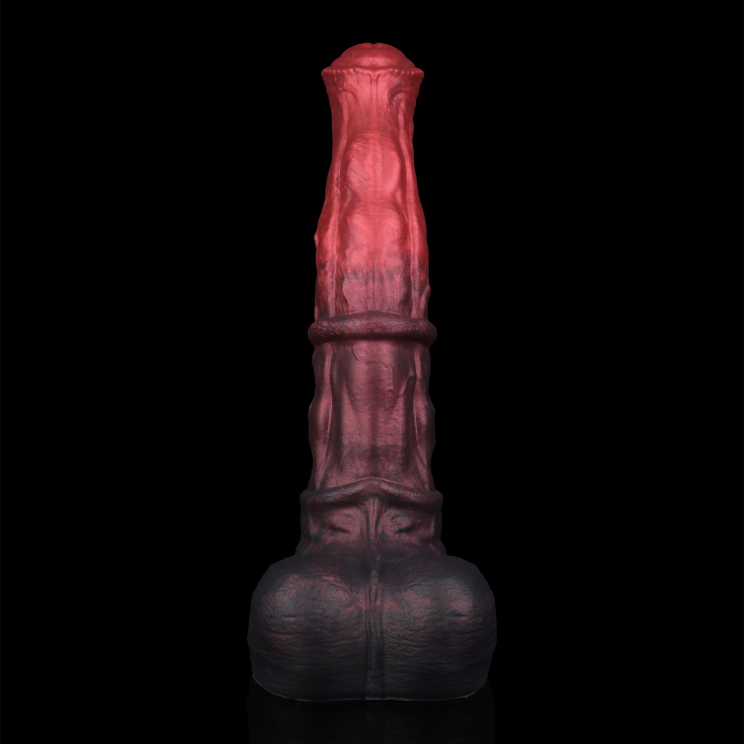 Atlas the Celestial Stallion dildo, Dusk colorway, straight-on front view