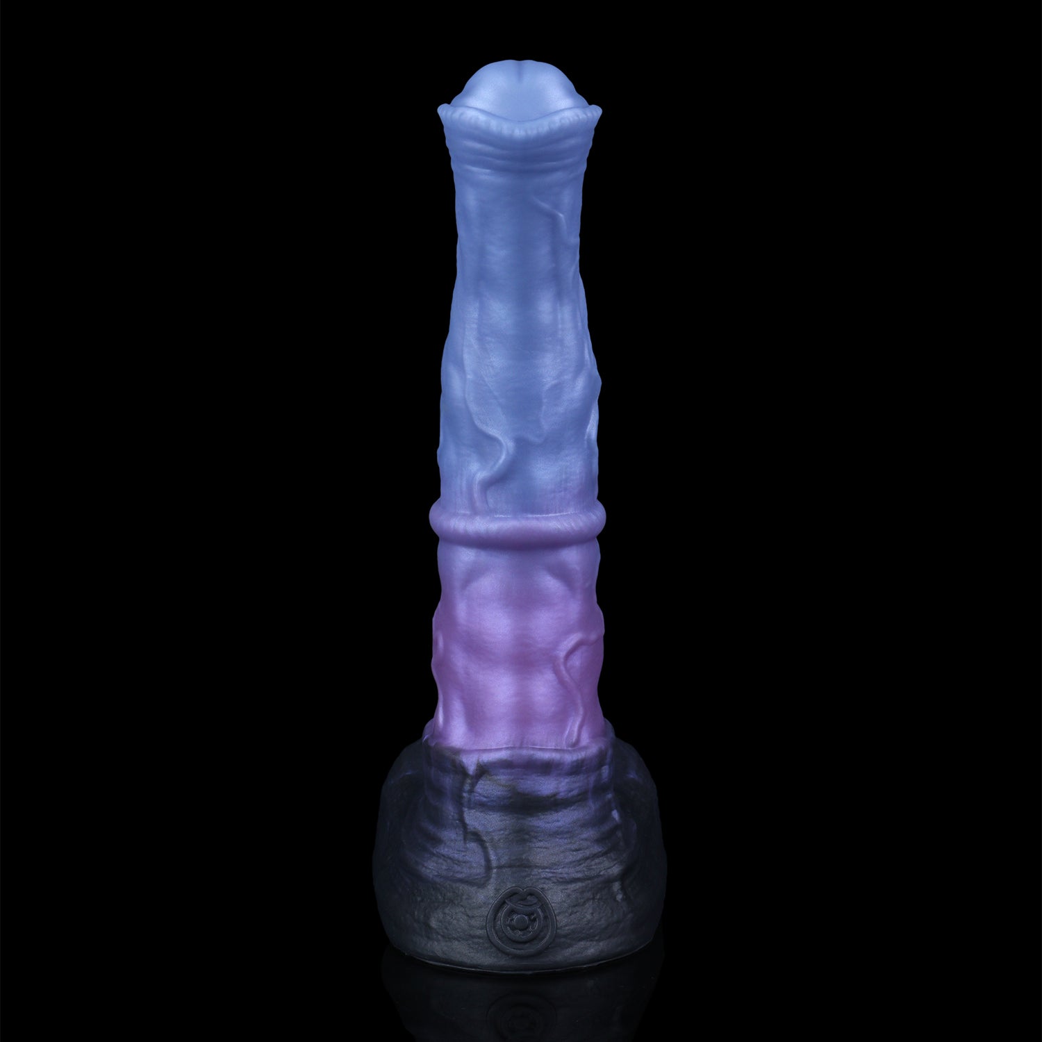 Atlas the Celestial Stallion dildo, Spectre colorway, front standing view
