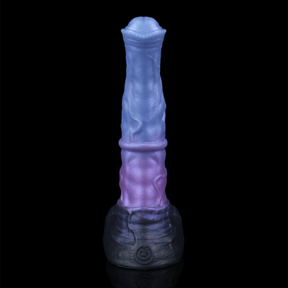 Atlas the Celestial Stallion dildo, Spectre colorway, front standing view