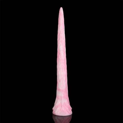 Coilor the Abyssal dildo, Fairy Floss colorway, close-up base detail