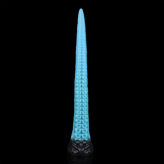 Coilor the Abyssal dildo, Pulse colorway, full length view