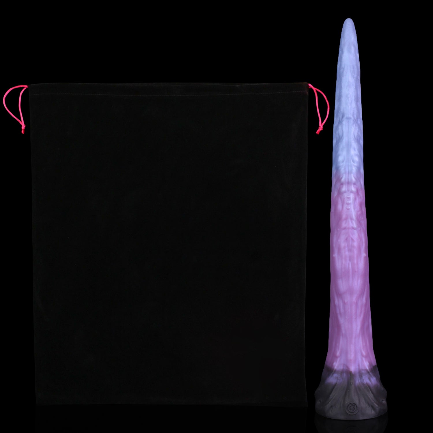 Coilor the Abyssal dildo, Spectre colorway, with premium storage pouch