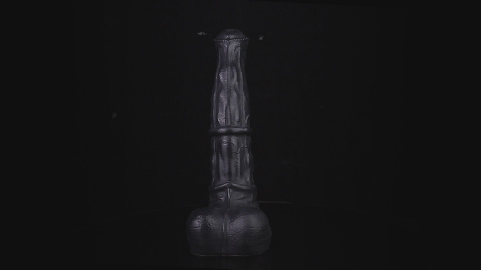 Atlas the Celestial Stallion dildo, Shadow colorway, product demonstration video